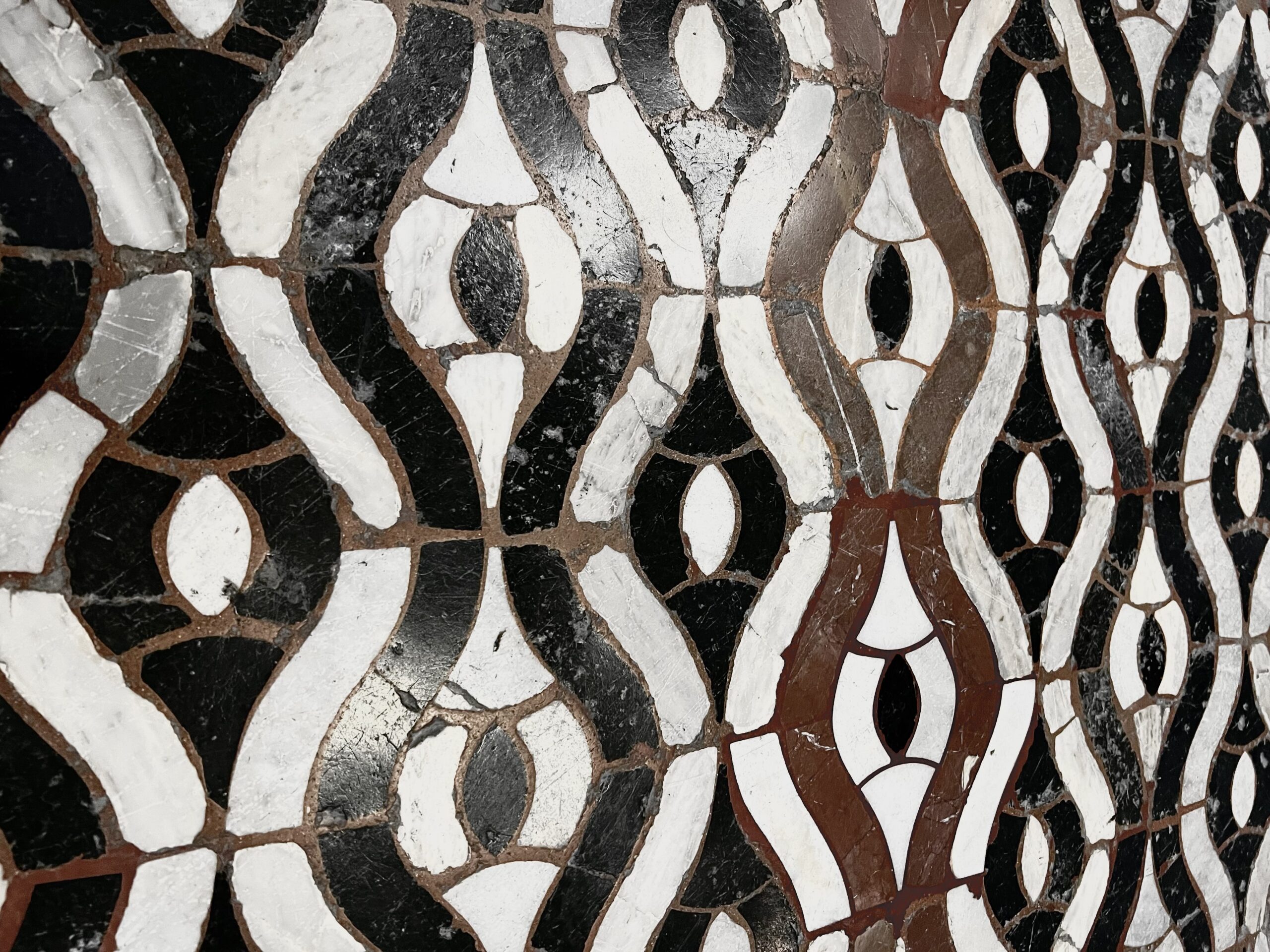 Ancient wavy tile.
