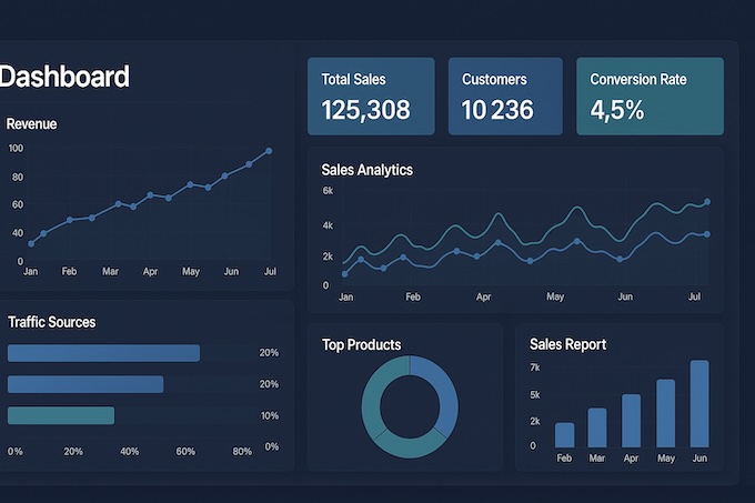 An example dashboard