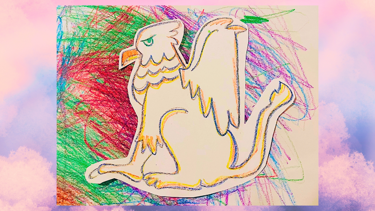 Image by author (Zephyra, the protector of Lumaria by my 4-year old)